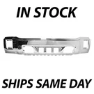 Chrome Steel Front Bumper Face Bar Compatible With 2014 2015 Gmc Sierra 1500. Fixed Price $315.60.