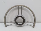 Vintage 1940 Oldsmobile Car Steering Wheel Horn Chrome Trim Bezel. Fixed Price $199.96.