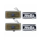 Hella 005700681 55 Watts Rectangular Fog Light - Amber Lens; Black Housing. Fixed Price $99.15.