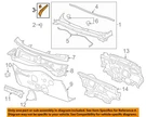 Gm Oem 18-23 Terrain Cowl-cowl Grille Extension 84416168. Fixed Price $20.31.