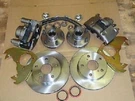 1964 1965 1966 Ford Mustang V8 Bolt Front Disc Brakes. Fits Stock 14" Wheels. Fixed Price $490.00.