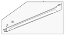 Gm Oem 17-21 Spark Pillars, Floor Exterior Trim-rocker Molding 42457829. Fixed Price $130.70.
