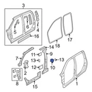 For Dodge Ram 1500 2009-2010 55112270AB Right Body B-pillar Baffle Plate. Fixed Price $19.99.