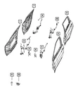 Genuine Mopar Front Door Wiring 68492074AD. Fixed Price $105.03.