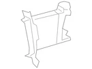 Genuine Audi Air Duct 8W0-121-763-B. Fixed Price $54.39.