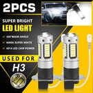 2PCS H3 Led Fog Driving Light Bulbs Conversion Kit Super Bright Drl 6000K White. Fixed Price $9.03.