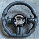 Custom Bmw Sport Flat-bottom Steering Wheel Perforated Leather With Contrast. Fixed Price $250.00.