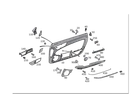 Genuine Mercedes-benz Cover Trim 172-727-01-49. Fixed Price $18.37.