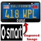 Engraved Black License Plate Frame - Smart Car Logo. Fixed Price $22.99.