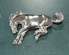 Vintage 1984-1989 Ford Bronco Bucking Horse Chrome Fender Emblem E37B-16C144-AA. Fixed Price $34.99.