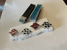 Nos 1957-1960 Pair Of Corvette Crossed-flag Fender Emblems GM#3767507. Fixed Price $89.99.