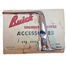 Nos 1956 Buick Roadmaster Chrome Diecast Accessory Gas Door Guard #981759 Gm. Fixed Price $34.95.