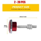 2-20X Red Pins Lock Clip Push Button Quick Hood Bonnet Release Car Bumper Latch. Fixed Price $13.29.