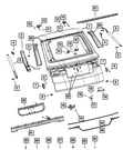 Genuine Mopar Deck Lid Applique 6VY76SZZAC. Fixed Price $71.37.