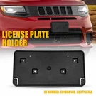 Black Front License Plate Bracket Replacements For Jeep Grand Cherokee 2017-23. Fixed Price $20.89.