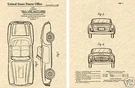 1955 Mercedes Benz Us Patent Art Print Ready To Frame!!!!! Mb. Fixed Price $9.95.