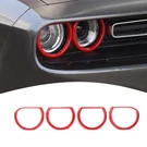 For Challenger Headlight Bezel Cover Trim Ring Red Dodge 2015-.... Fixed Price $39.38.