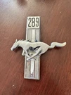1968 Mustang Fastback Coupe Convertible Orig '289' Lh Front Fender Horse Emblem. Fixed Price $21.40.