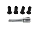 Kentrol Fits Jeep Cj/ Yj/ Tj Door Hinge Liner - Textured Black. Fixed Price $61.99.