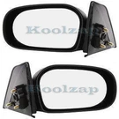 For 95-99 Tercel Rear View Door Mirror Manual Non-fold Black Textured Set Pair. Fixed Price $90.95.