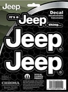 Chroma Graphics It's Jeep Thing Stick-onz Decal. Fixed Price $9.25.