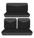 Fits 1958 1968 Ford Galaxie 2DOOR Front 50-50 Top And Rear Bench Seat Covers. Fixed Price $159.99.