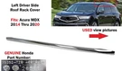 Original Acura Mdx 2014-2020 Left Side Roof Rack Rail Chrome 75262TZ6C01. Fixed Price $185.00.