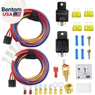 Dual Electric Fan Relay Kit With Temperature Sensor Switch Radiator. Fixed Price $59.21.
