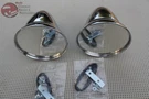 Gt Talbot Shelby British Style Fender Door Mounted Race Racing Mirrors Chrome. Fixed Price $138.62.