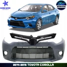 Front Bumper Cover Fascia & Grille Assembly Kit For 2014-2016 Toyota Corolla. Fixed Price $203.60.