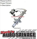 Driver Left Front Window Regulator Electric Fits 90-95 Lumina Van 235482. Fixed Price $42.00.