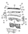 Genuine Mopar Cowl Plenum Lower Panel 68492560AA. Fixed Price $217.56.