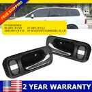 For 1997-2001 Honda Crv?front Door Inside Handles Set + Black Chrome Inner Parts. Fixed Price $14.99.