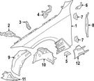 Genuine Bmw Lower Deflector 51-75-9-477-055. Fixed Price $54.42.