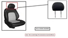 Lh Gry Clo Frt Headrest Oem 2011 Toyota Camry. Fixed Price $253.00.