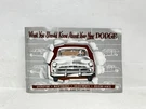1951-1952 Dodge Car Meadowbrook Coronet, Wayfarer D41 D42 New Owners Manual. Fixed Price $15.99.