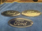 Vintage Ford Blue Oval Emblem M-19520-B Metal Logo. Fixed Price $25.00.