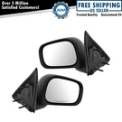 Trq Mirror Manual Textured Black Folding Set For 2005-2010 Dodge Dakota. Fixed Price $99.85.