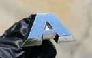 1960 Ford Fairlane Falcon Chrome Letter "a" Emblem. Fixed Price $24.99.