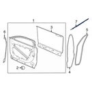 Dodge Hornet 2023-2025 68607103AA Front Left Door Reinforcement Bar. Fixed Price $34.88.