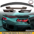 For 14-19 Corvette C7 Z06 Stage 3 Rear Trunk Lid Spoiler Carbon Flash Wickerbill. Fixed Price $132.47.