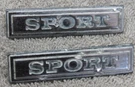 Pair Amc American Motors Car Chrome Metal Badges Logo Sport Emblem Eagle Set 1. Fixed Price $14.99.