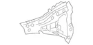 Genuine Toyota Body A-pillar Reinforcement 61107-F4010. Fixed Price $178.01.