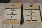 1994 Lumina/silhoute/transport Service Manual GMP/94U-1,2 2BKS. Fixed Price $5.00.