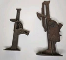 Antique NO.6 Badger Walker Co. Floor Jack + Buckeye Mfg Alliance Railroad. Fixed Price $39.77.