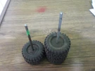 Vintage Tonka Ford Truck Set Of 6 Soild Rubber Tires 2 Axles Parts. Fixed Price $22.39.