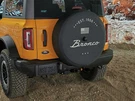 Ford Bronco Script Spare Tire Cover 32 Inch Wheels, Heavy Duty Vinyl. Fixed Price $105.00.