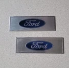 New! 1979 1986 Mustang Door Sill- Rocker Panel Ford Oval Emblems 1.25" Pair. Fixed Price $34.89.