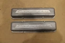 1959- 1967 Corvette Aluminum 7-FIN Valve Covers Straight Hole Pattern Gm 3767493. Fixed Price $250.00.