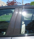 Real Carbon Fiber Pillar Posts 6PCS Door Trim For Chrysler 300 2005-2010. Fixed Price $111.95.